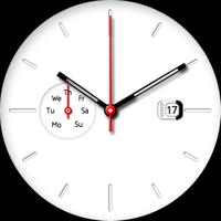 White Plate Watch Face capture d'écran 3