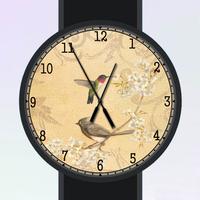 Bird and Flower Watch Face penulis hantaran