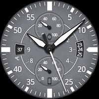 Gray Space Watch Face скриншот 3