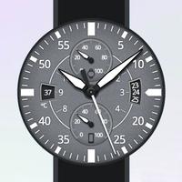 Gray Space Watch Face Affiche