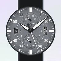 Gray Space Watch Face постер