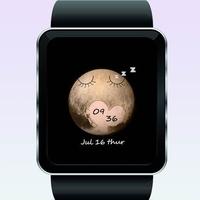 برنامه‌نما Pluto Watch Face عکس از صفحه