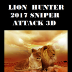Lion Hunter 2017 Sniper Attack 3D आइकन