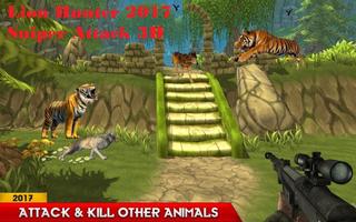 3 Schermata Lion Hunter 2017 Sniper Attack 3D
