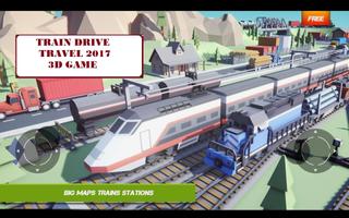 Train Drive Travel 2017 3D Game ảnh chụp màn hình 2