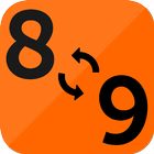 Orange 8 to 9 icône