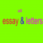 all essay and letters icône