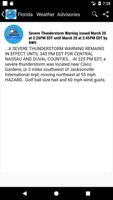 USA  Weather Forecast, Warnings and  Advisories capture d'écran 2