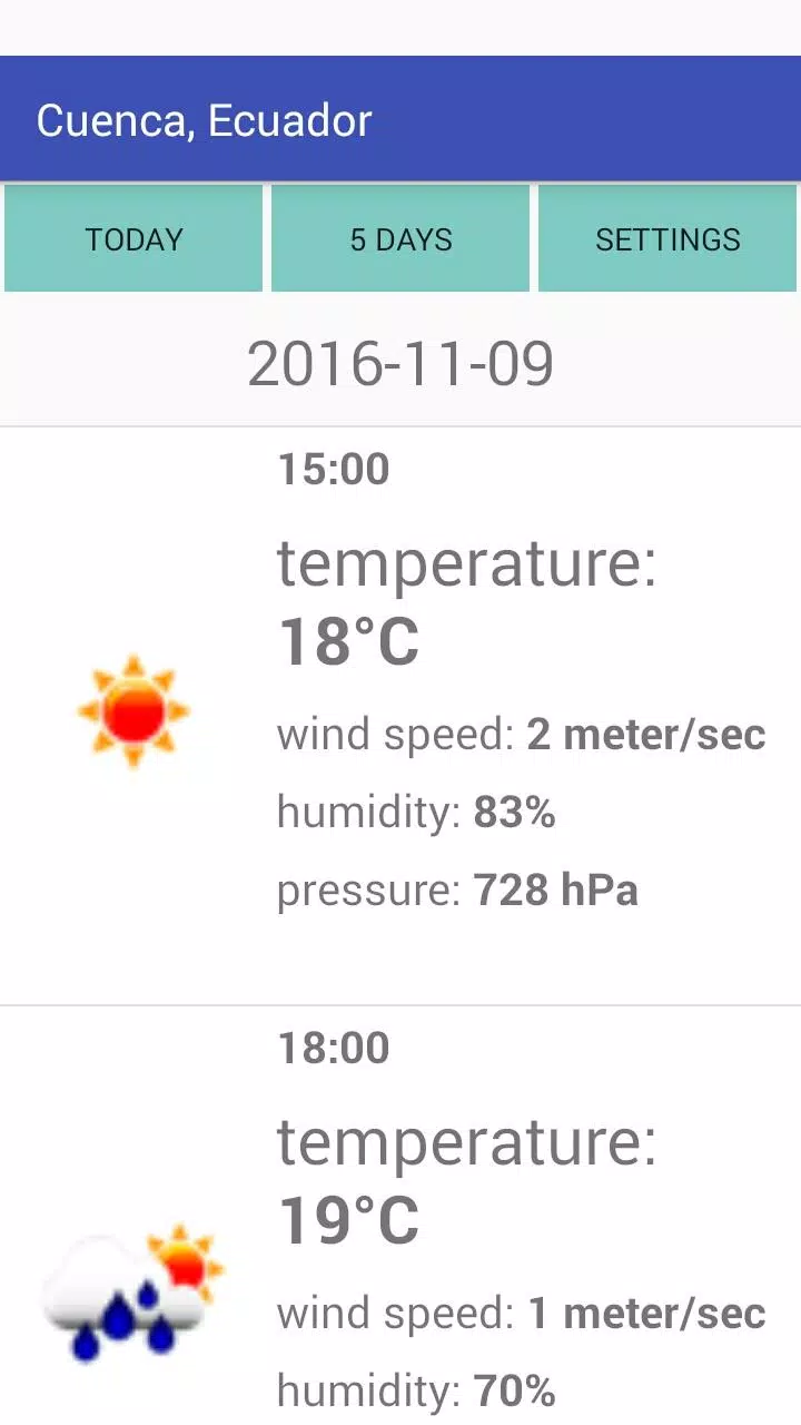 Cuenca, Ecuador Weather for Android - APK Download