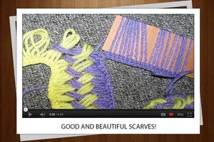 Knitting Scarf Plakat