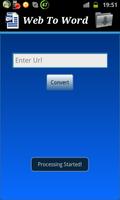 Web page To Word Converter syot layar 1