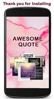 Hindi English Quote Diary Affiche