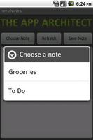 webNotes screenshot 1