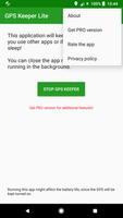 GPS Keeper Lite captura de pantalla 1