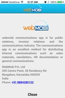 WebMobi Internal Communication poster
