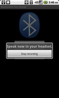 Bluetooth mic test captura de pantalla 1