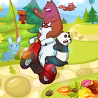 Racing Bare Bears Free ícone