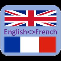 English French Dictionary Affiche