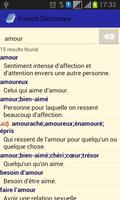 French Dictionary syot layar 1