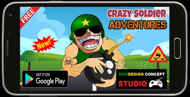 RACING CRAZY SOLDIER ADVENTURE Affiche