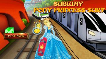 Subway Pony Princess Run Surf скриншот 1