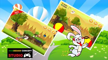 Bunny Ninja Jump : Bunny Game Affiche