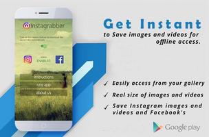 Instagrabber for Instagram Cartaz