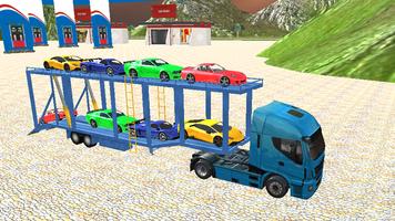 Euro Truck Car Transporter Driver постер