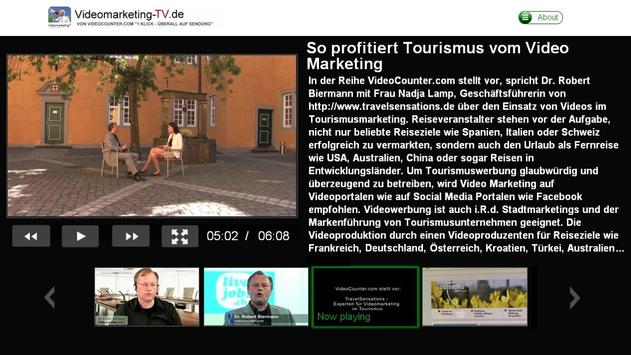 Videomarketing TV screenshot 2