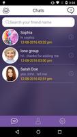 iOne – Online Chatting App تصوير الشاشة 1