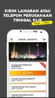 LOKER JAKARTA - Lowongan Kerja Jakarta capture d'écran 1