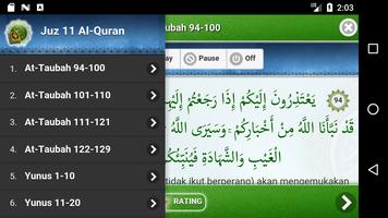 Al Quran Juz 11 Full Audio ( O capture d'écran 3