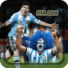 Football Team Photo Editor with Argentina Team icône