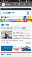 Srilankan Newspapers capture d'écran 2