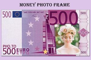 Money Photo Frame plakat