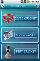 Cricket Quiz capture d'écran 1