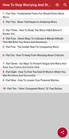 How To Stop Worrying And Start Living By Shahid R. تصوير الشاشة 1