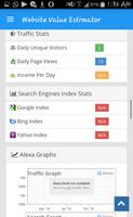 Website Value Estimator capture d'écran 1