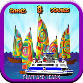 Boat Games For Kids Free icon