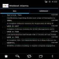 Webtel Alerts اسکرین شاٹ 1