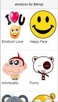 emoticons for Bitmoji โปสเตอร์