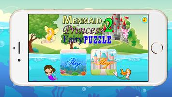Mermaid & Princess Puzzle Affiche