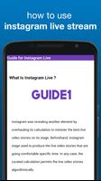 Guide for instagram live 2017 imagem de tela 2
