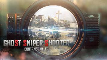 Ghost Sniper Shooter  ： Contract Killer 스크린샷 1