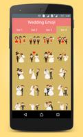 Wedding Stickers & Emoji capture d'écran 1
