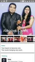 Abhishek weds Nishi poster