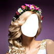 montaggio di foto di acconciatura da sposa