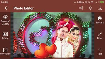 Wedding / Marriage Photo Frame: Wedding Dp Maker постер