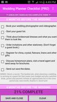 3 Schermata Wedding Planner Checklist
