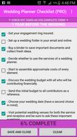 1 Schermata Wedding Planner Checklist